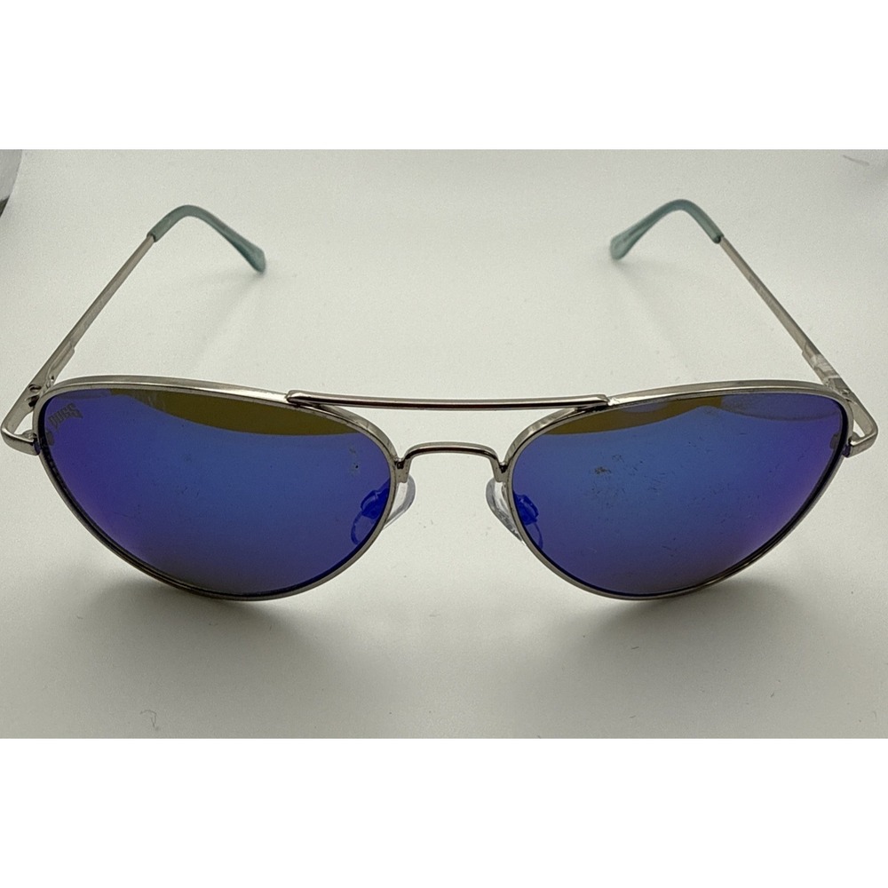 Pugs #M10 Designer Aviator Sunglasses Gold Metal Frame Red Mirrored Lenses